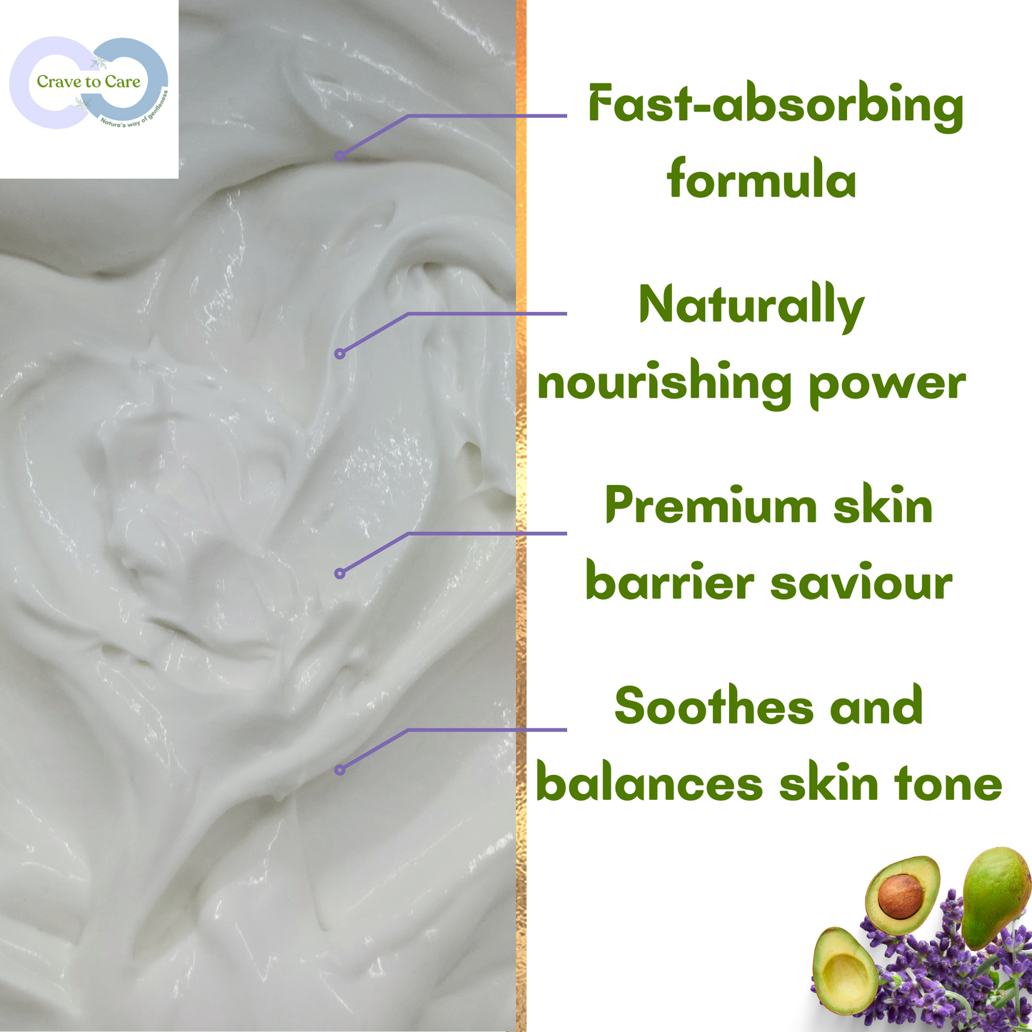 Avocado body moisturiser