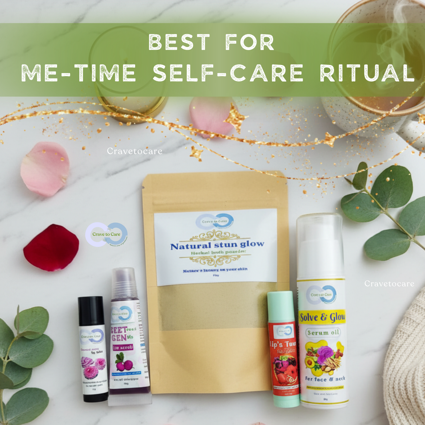 Festive glow kit by Crave to care