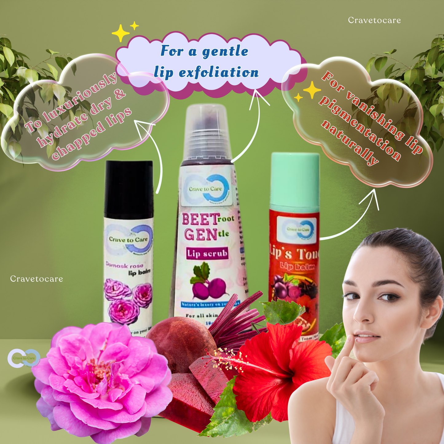 Festive glow kit by Crave to care